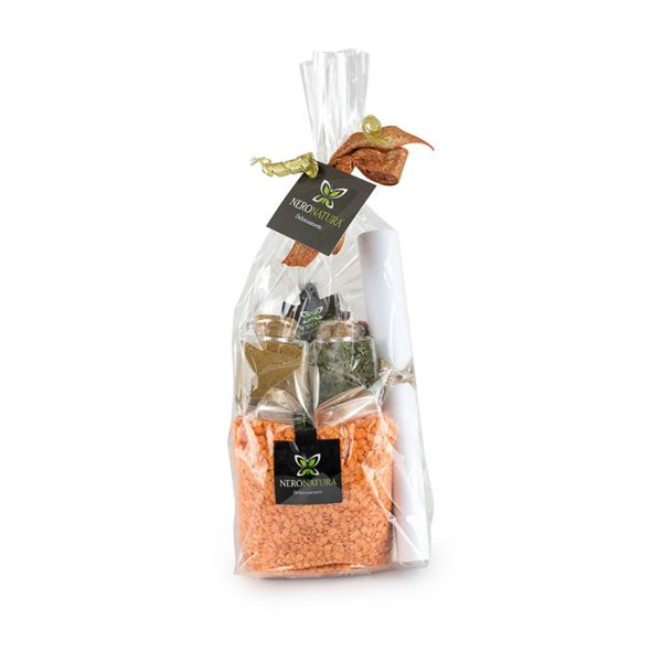 Kit di preparazione zuppa di lenticchie rosse e cumino - vendita online - Neronatura